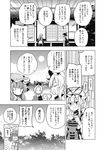  comic doujinshi greyscale hakurei_reimu highres kawashiro_nitori kirisame_marisa maturiuta_sorato monochrome patchouli_knowledge touhou translated translation_request yagokoro_eirin yakumo_yukari 