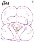  big_breasts big_butt breasts butt eyeless female huge_breasts humanoid hyper hyper_breasts lips not_furry walter_sache 