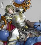  anal armor blue_skin blush dash10 dragon_quest drooling erection interspecies male_focus penis rape restrained saliva tagme tentacle torn_clothes yaoi 