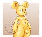  anthro fur male mammal mouse nude penis rodent ruruduu solo yellow_fur 