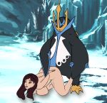  all_fours ambiguous_penetration arctic avian bird breasts doggystyle empoleon female from_behind_(disambiguation) from_behind_position human ice male male/female mammal nintendo penetration penguin pok&eacute;mon pok&eacute;mon_(species) princessyiris sex video_games 