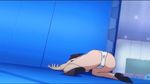  00s agent_aika aika_r-16 animated animated_gif ass blue_hair clone female minamino_karen panties pantyshot shingai_eri underwear 