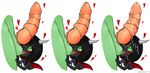  &lt;3 &lt;3_eyes 2016 animal_genitalia animal_penis anthro anthro_on_anthro ball_grab ball_lick balls bebecake black_hair black_scales cum cum_in_hair cum_on_face cum_on_penis dragon erection faceless_male green_eyes green_scales hair horn larger_male licking looking_up macro male male/male marxiek micro micro_on_macro multiple_versions nipples oral penis saliva scales scalie sex side_view simple_background size_difference size_play smaller_male stripes tongue tongue_out western_dragon white_background wings 