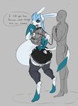  anon anthro anthrofied belly big_belly clothing dongwongtang eeveelution girly glaceon leash nintendo pok&eacute;mon pok&eacute;mon_(species) pok&eacute;morph punk skull video_games vore 