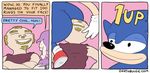  butt deathbulge ear_piercing eye_piercing eyebrow_piercing facesitting facial_piercing human humor male mammal nose_piercing nose_ring piercing sonic_(series) sonic_the_hedgehog 