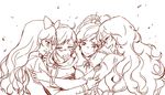  blake_belladonna commentary_request crying crying_with_eyes_open ecru group_hug happy_tears hug multiple_girls ruby_rose rwby scar scar_across_eye tears weiss_schnee yang_xiao_long 