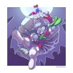  absurd_res christmas clothed clothing costume dress friendship_is_magic gift green_eyes hair hat hi_res holidays hooves kaikoinu legwear limestone_pie_(mlp) my_little_pony open_mouth red_clothing santa_costume santa_hat scarf silver_hair stockings upskirt 