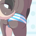  2017 animated anthro bc4life butt_wiggle canine clothed clothing fox girly logan_(fox) male mammal panties underwear 