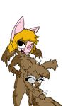  dirty eyewear female glasses lagomorph mammal messy mud muddy piganthrofied rabbit wam what 