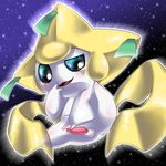  box_xod humanoid jirachi legendary_pok&eacute;mon male nintendo not_furry penis pok&eacute;mon pok&eacute;mon_(species) smile solo video_games 