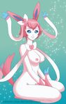  anthro anthrofied areola breasts canine eeveelution female hair hi_res humanoid_face looking_at_viewer mammal nintendo nipples nude pok&eacute;mon pok&eacute;mon_(species) pok&eacute;morph pussy shinn simple_background solo sylveon url video_games 