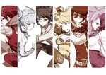  ask_(askzy) beret blake_belladonna coco_adel color_connection hat multiple_girls neo_(rwby) ruby_rose rwby sunglasses weiss_schnee yang_xiao_long 