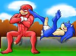  anthro duo echidna hedgehog humanoid_penis knuckles_the_echidna male male/male mammal monotreme nsfw-hideous penis sonic_(series) sonic_the_hedgehog 
