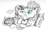  2017 blush boop broken_horn brownbush crossed_hooves dialogue drawing duo equine eyebrows eyelashes feathered_wings feathers female floof friendship_is_magic fur hair hi_res horn love lying magic mammal monochrome my_little_pony my_little_pony_the_movie open_mouth pencil_(artwork) pillow purple_eyes short_hair simple_background sitting teal_eyes teeth tempest_shadow_(mlp) text tongue tongue_out traditional_media_(artwork) twilight_sparkle_(mlp) unicorn white_background winged_unicorn wings 