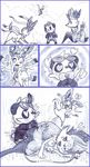  ! &lt;3 &lt;3_eyes anthro anthro_on_feral bestiality blush braixen breasts comic eeveelution female female_on_feral feral fullfolka group hi_res hypnosis interspecies leg_glider_position lying male male/female male_penetrating mind_control monochrome multi_nipple nintendo nipples on_side one_eye_closed open_mouth outside pancham penetration pok&eacute;mon pok&eacute;mon_(species) pussy raised_leg semi-anthro sex sylveon tongue vaginal vaginal_penetration video_games wink 
