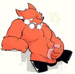  anthro balls canine cartoon_network fox foxman haps male mammal masturbation penile_masturbation penis solo steven_universe 