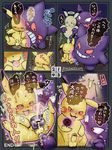  cum fangs gengar ghost japanese_text mammal masturbation nintendo pikachu pok&eacute;mon pok&eacute;mon_(species) possession reuben_(artist) rodent spirit text translation_request urine video_games 