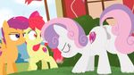  2017 absurd_res anatomically_correct anatomically_correct_pussy animal_genitalia animal_pussy anus apple_bloom_(mlp) blush butt cutie_mark cutie_mark_crusaders_(mlp) dtcx97 earth_pony equine equine_pussy eyes_closed female feral friendship_is_magic group hair hi_res hooves horn horse mammal my_little_pony outside pegasus pony pussy pussy_juice scootaloo_(mlp) sweetie_belle_(mlp) unicorn wings young 