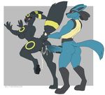  after_sex against_wall anthro anthro_on_anthro anthrofied anus areola barefoot blithedragon breasts butt canine cum cum_on_anus cum_on_penis cum_on_pussy cum_string eeveelution erection female fur half-closed_eyes long_ears long_penis looking_back lucario male male/female mammal masturbation nintendo nipples nude open_mouth orgasm pawpads paws penis pok&eacute;mon pok&eacute;mon_(species) presenting presenting_anus presenting_hindquarters presenting_pussy pussy red_eyes sharp_teeth side_boob smile standing tail_grab teeth thick_penis thick_thighs tongue tongue_out umbreon uncut vein veiny_penis video_games 