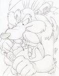  anthro balls canine coyote dudebulge flaccid greyscale hi_res high-angle_view humanoid_penis looney_tunes male mammal monochrome nude pencil_(artwork) penis signature simple_background solo toony traditional_media_(artwork) warner_brothers white_background wile_e._coyote 