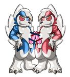  anthro balls bdsm bondage bound canine censored clothed clothing costume duo lycanroc male mammal midnight_lycanroc nintendo pok&eacute;mon pok&eacute;mon_(species) shiny shiny_pok&eacute;mon simple_background smile video_games 装甲 