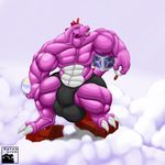  big_bulge big_claws big_muscles birdo brick bulge claws clothing crossgender dinosaur huge_bulge male mario_bros mask muscular nintendo orb pink_scales scales scalie sharp_teeth teeth thick_thighs underwear video_games xatanlion 