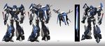  80s autobot blue_eyes commentary full_body glowing glowing_weapon grey_background highres insignia jetpack konghai_shanren legs looking_at_viewer machinery mecha mirage_(transformers) no_humans oldschool original science_fiction solo sword transformers weapon 