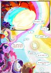  2017 absurd_res applejack_(mlp) black_eye comic dialogue english_text equine facial_piercing female fluttershy_(mlp) friendship_is_magic group hi_res horn horse insect_wings light262 magic male mammal my_little_pony nightmare_moon_(mlp) nose_piercing nose_ring pegasus piercing pinkie_pie_(mlp) pony princess_celestia_(mlp) princess_luna_(mlp) rainbow_dash_(mlp) rarity_(mlp) text twilight_sparkle_(mlp) unicorn winged_unicorn wings 