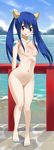 blue_hair blush breasts fairy_tail nipples pussy smile wendy_marvell 