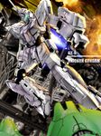  flying gundam gundam_unicorn mecha rippi_kuriya unicorn_gundam 