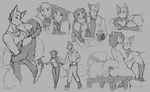  alcohol anthro beverage big_breasts breasts canine clothed clothing duo female fox fur hair hug ice_skates male male/female male_penetrating mammal monochrome penetration roman_(woadedfox) roza_(woadedfox) scarf sex sitting sketch_page smile spooning standing vaginal vaginal_penetration wine woadedfox 