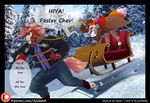  aeril azaleesh breasts canine chevy equine female fox harness horse mammal sleigh winter 