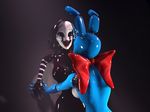  3d_(artwork) animatronic breasts digital_media_(artwork) duo five_nights_at_freddy&#039;s five_nights_at_freddy&#039;s_2 humanoid lagomorph machine mammal puppet_(fnaf) rabbit robot source_filmmaker toy_bonnie_(fnaf) video_games 