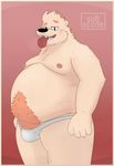  anthro belly bulge fupa male overweight overweight_male softscone solo 
