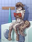  2017 anthro blue_eyes blush book breasts canine casual_nudity clothing convenient_censorship digitigrade eyewear feet feline female full_body fur glasses grey_fur grey_hair hair heresy_(artist) hi_res holding_object hybrid kathrin_(twokinds) keidran laundry mammal multicolored_fur nude ponytail reading sitting smile smirk spots spotted_fur spread_toes twokinds undressed vibrating washing_machine webcomic white_fur 