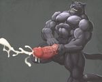  2016 5:4 abs anthro balls barefoot biceps big_balls big_muscles big_penis black_fur black_nose claws clenched_teeth cum cumshot ejaculation erection eyes_closed feline fur gage_the_panther hand_on_penis hyper hyper_penis looking_pleasured male mammal masturbation muscular muscular_male navel nightterror nipples nude orgasm orgasm_face panther pecs penile_masturbation penis sharp_teeth simple_background solo teeth thick_penis vein veiny_muscles veiny_penis whiskers 