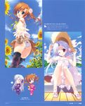  ass cameltoe chibi dress hana_x_hana pantsu possible_duplicate ryohka shimapan summer_dress thighhighs yukata 