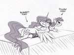  2017 bed cutie_mark el-yeguero english_text equine feathered_wings feathers female feral friendship_is_magic group hair horn hug human long_hair lying male mammal my_little_pony on_bed princess_celestia_(mlp) smile text twilight_sparkle_(mlp) winged_unicorn wings 
