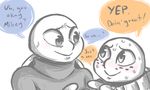  2017 anthro blush clothed clothing dialogue duo english_text freckles inkyfrog leonardo_(tmnt) male michelangelo_(tmnt) partially_colored reptile scalie shell simple_background smile sweat sweatdrop teenage_mutant_ninja_turtles text turtle white_background 
