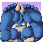  5_toes alien barefoot cetacean close-up cyborg-steve dolphin feet foot_focus hi_res humanoid_feet male mammal marine neo-spacian_aqua_dolphin soles solo toes yugioh_gx 