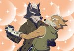  anthro canine clothed clothing dancing duo fox fox_mccloud fully_clothed male male/male mammal nintendo star_fox video_games winedrinkercat wolf wolf_o&#039;donnell 