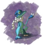  2_toes 3_toes ambiguous_gender eralyn frogadier half-closed_eyes hi_res nintendo pok&eacute;mon pok&eacute;mon_(species) simple_background solo toes video_games 