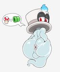  acstlu animate_inanimate anus balls big_butt bonneter butt cappy_(mario) ghost hat huge_butt inviting looking_back male mammal mario_bros nintendo not_furry red_eyes simple_background solo spirit spread_butt spreading super_mario_odyssey video_games 