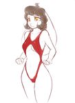  alasou clothing female lagomorph mammal rabbit solo swimsuit yellow_eyes 