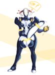  &lt;3 alien balls big_balls big_breasts big_penis breasts cock_ring cum dickgirl disembodied_balls floating_limbs glowing huge_penis hyper hyper_penis intersex lewdreaper mag_(warframe) not_furry penis tenno video_games warframe 