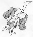  after_sex anus balls butt cth cum cum_in_ass cum_inside cum_on_balls cum_on_feet cute erection eyes_closed hindpaw lucario male nintendo paws penis plain_background pok&#233;mon pokemon sketch solo spread_butt spreading video_games white_background 