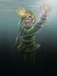  chains drowning gaminghedgehog green_hat green_tunic link nintendo the_legend_of_zelda water 
