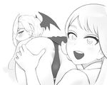  :d anus assisted_exposure blush boku_no_hero_academia dragon_girl dress dress_aside ear_piercing earrings embarrassed greyscale hadou_nejire head_wings jewelry long_hair looking_back mask_over_one_eye monochrome multiple_girls open_mouth partially_visible_anus piercing ryuukyuu short_hair shpo smile top-down_bottom-up 