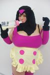  1girl apron breasts cosplay cow_girl fat female horns huge_breasts luu_(cosplayer) miltank miltank_(cosplay) photo pokemon solo 