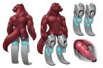  2019 abs amputee animal_genitalia animal_penis anthro biceps butt cetacean_penis close-up cockslit cybernetics cyborg digital_media_(artwork) dungeons_&amp;_dragons erection futuristic genital_slit hi_res invalid_tag kobold lizard looking_at_viewer machine male model_sheet muscular muscular_male nude penis prosthetic reptile scales scalie scar science_fiction simple_background slit solo standing swolebold tapering_penis w4g4 yellow_sclera 